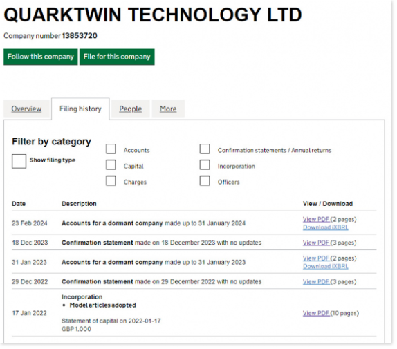 «QuarkTwin UK Adress»